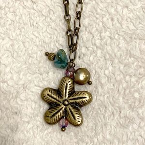 Gold Flower Necklace